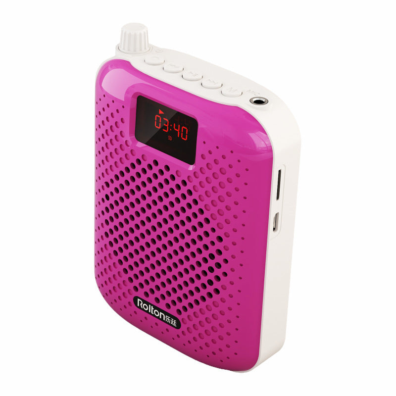 K500 Portable Bluetooth Loud Speaker Mini Voice Amplifier Microphone for Teacher Presenter Tour Guide Presentations Mic