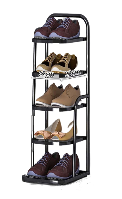 5 Layer Minimalist Enhanced Edition Iron Shoe Rack Storage Upgraded Metal Shoe Rack/ Multi-layer Shoe Rack High Quality