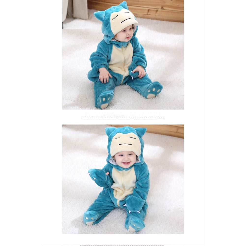 Baby Romper Animals Flannel Cosplay Newborn Baby Onesie Cartoon Anime Cute Sleep Costume Unisex Infant Clothes 0-3 Years