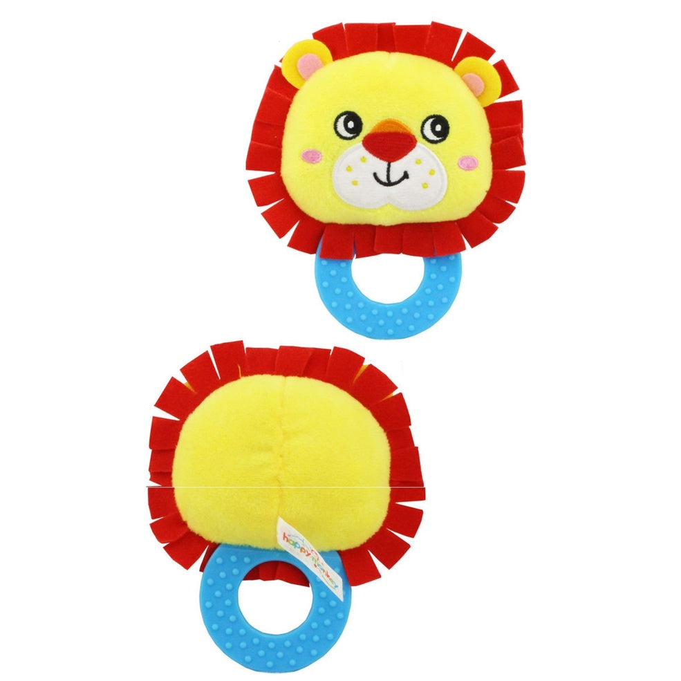 Funny Monkey Baby Soft Toy Rattle Teether Sound Plush Press Grip Squeezing Sounds Rich Colors For Sensory Exploration