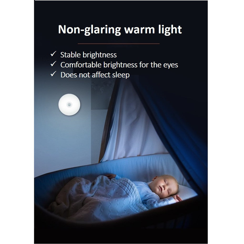 Motion Sensor Night Light Battery Powered Rechargeable Stairway Cupboard Bedroom