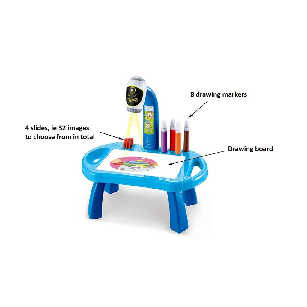 Projector LED Drawing Board Table Art Education Led Toys Paint Gift Children Educational Learning For Infant And Toddler