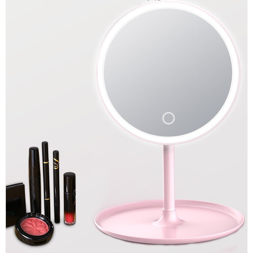 Mirror LED Light Make Up Cosmetic Lamp USB Table Adjustable Rotate Portable