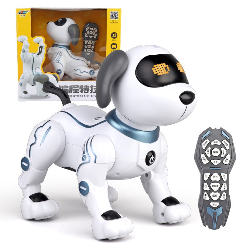 LE NENG TOYS Robot Dog K16A Electronic Pets Stunt Dog Voice Command Programmable Touch-sense Music Song Toy For Kids