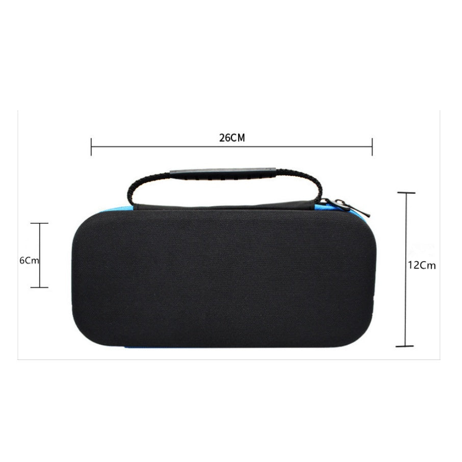 Switch Oled Case EVA Hard Shell Portable Travel Bag for Nintendo Switch Double Compartment Large Zippered Mesh Pocket