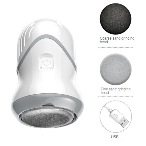 New Electric Rechargeable Foot Grinder Callus Remover Dead Skin Peeling Vacuum