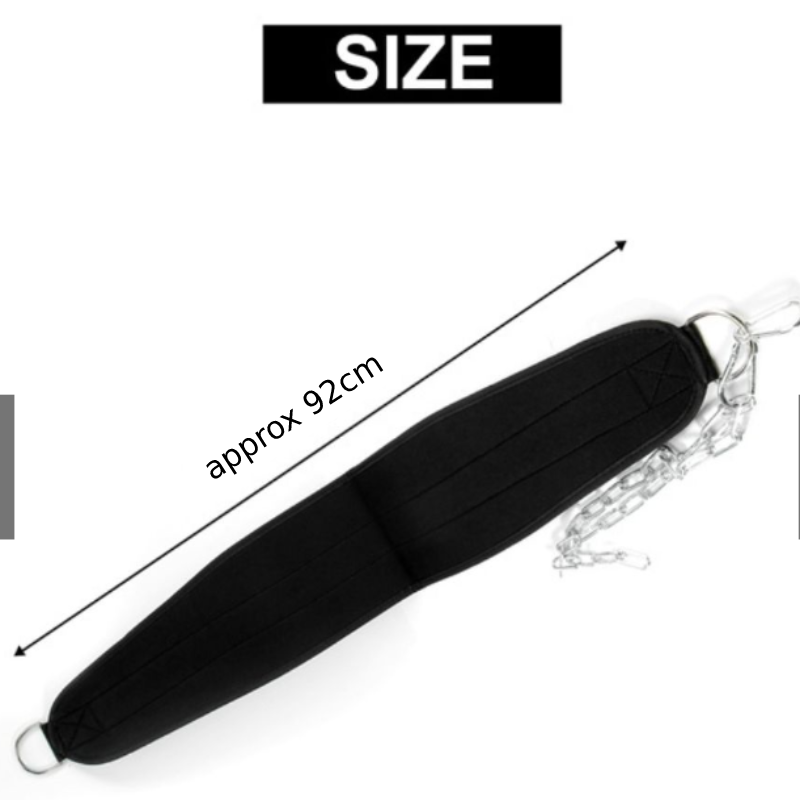 Fitness Equipments Dip Belt Weight Lifting Gym Body Build Waist Strength Training Power Building Dipping Chain Pull Up