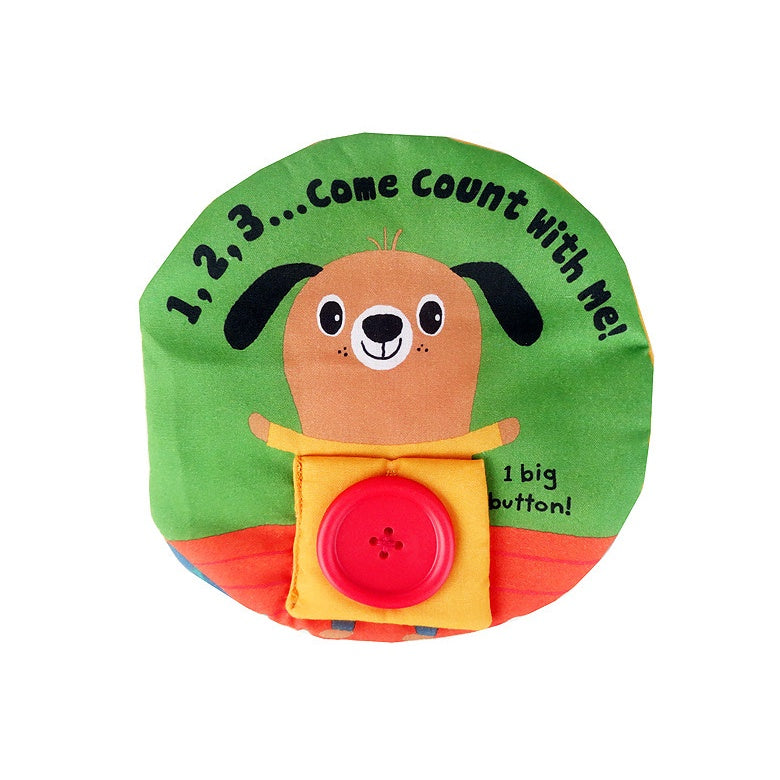 Baby English 3D Sensory Cute Cloth Books Kids Crinkle Sound Educational Crinkly