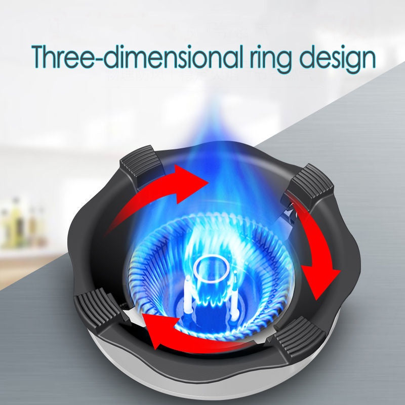 Cast Iron Gas Stove Household Windshield Milk Pot Rack Fire-Proof Energy-Saving Ring Rack Universal Non-Slip
