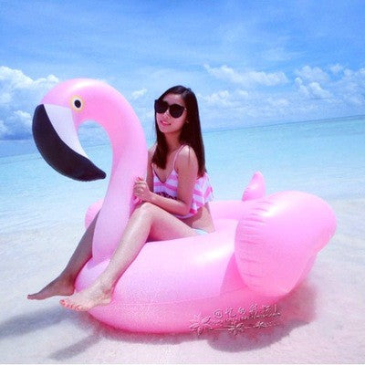 Pink floatie beach flamingo inflatable float swimming pool party floats