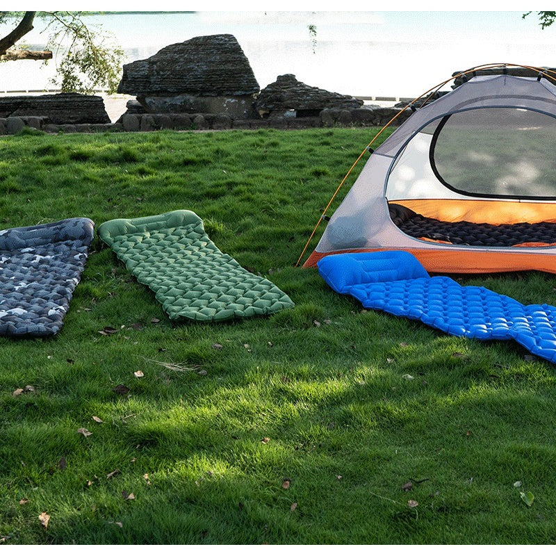 Outdoor Inflatable Mattress Diamond Ultra-Light Camping Mat Hiking Air Cushion Portable Sleeping Mat Waterproof Comfort