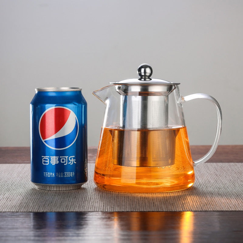 Copy of Heat Resistant Glass Kettle Teapot with Removable Stainless Steel Infuser Home Office Glass Teapot Brewing Tea Maker