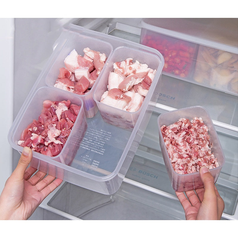 Refrigerator Fridge Meat Preservation Storage Box Food Grade Organizer Freezer Separately Packed Case Frozen Organiser