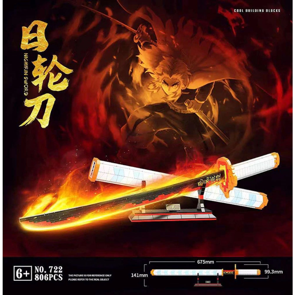 Demon Slayer Building Blocks 567 Roronoa Zoro:YAMATO Rengoku Kyoujurou Decorations Cosplay Creative Toys Boys Gifts