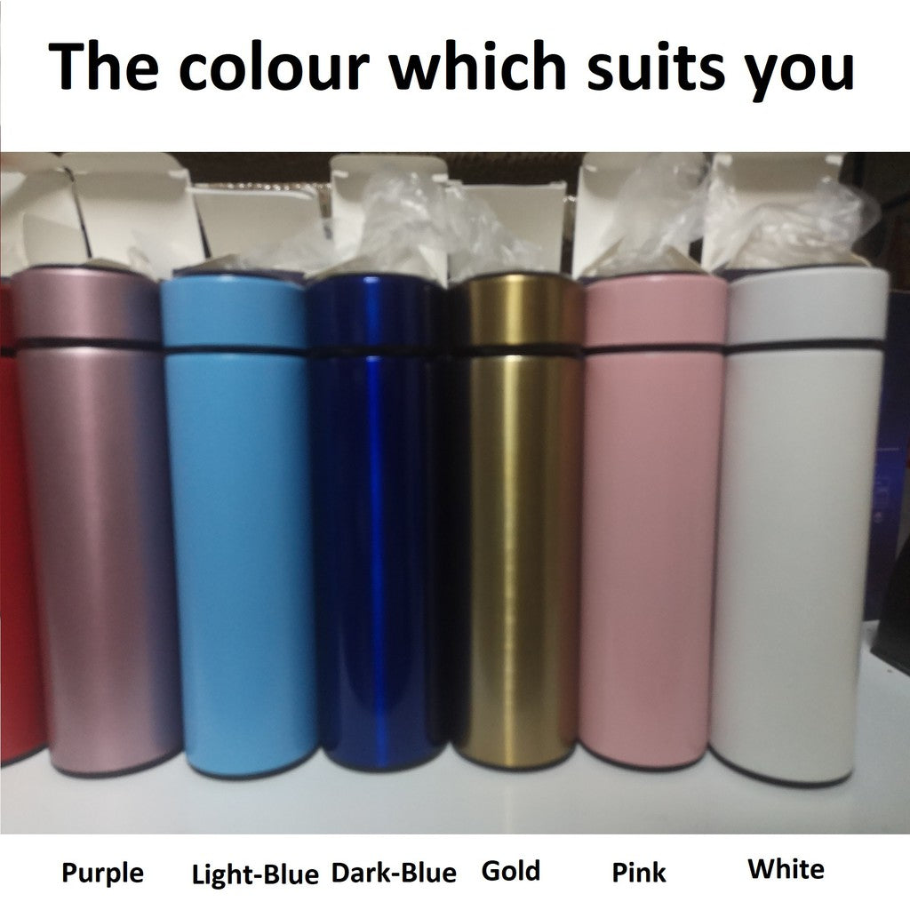 Vacuum Cup Insulated Hot And Cold Thermos Flask Water Bottle Thermal Temperature Cup Tumbler 480ML Easy and Durable