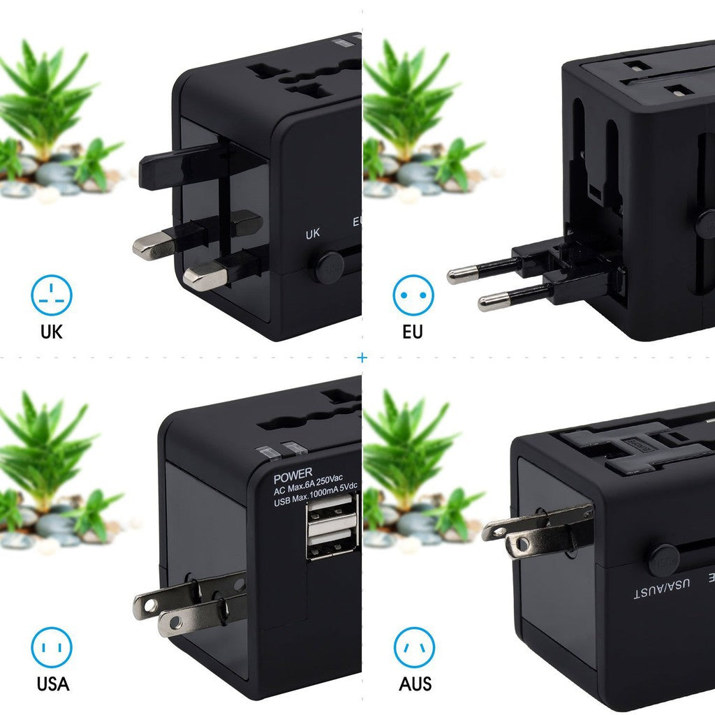 Copy of Copy of Universal Travel Adaptor overseas phone USB port power plug charger