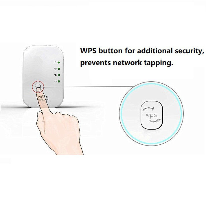 Wireless WiFi Repeater Range Extender Signal Booster 300Mbps Full Coverage