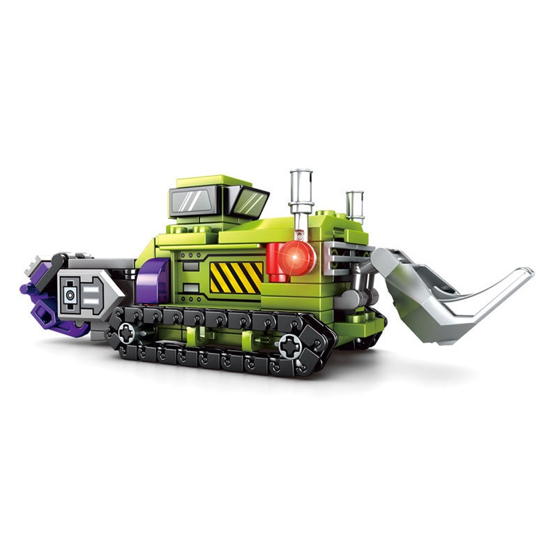 Transformer Hercules Kids Toy Transforming Robots 6-in-1 Engineering Vehicle Combination Set Building Block Educational