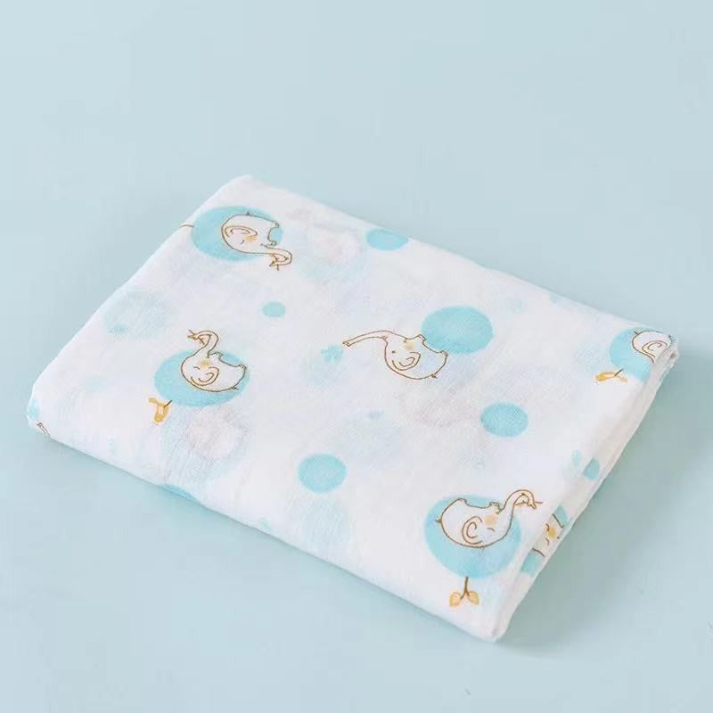 Premium Baby Swaddle Cotton or Bamboo Muslin Cloth Towel Blanket Soft Breathable