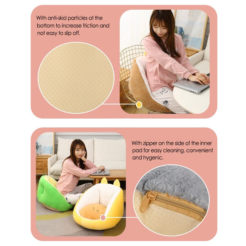 Cushions Tatami Futon Cushion Japanese-style Family Floor Lazy Seat Floor Pillow Filled With Thick And Fluffy Material