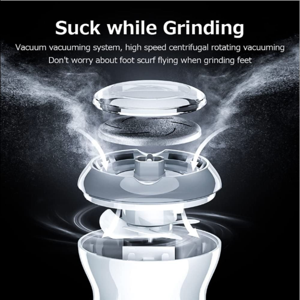 Rechargeable Foot Scrub Grinder To Dead Skin Grinding Artifact Exfoliate Kill Calluses Microdermabrasion Peeling Device