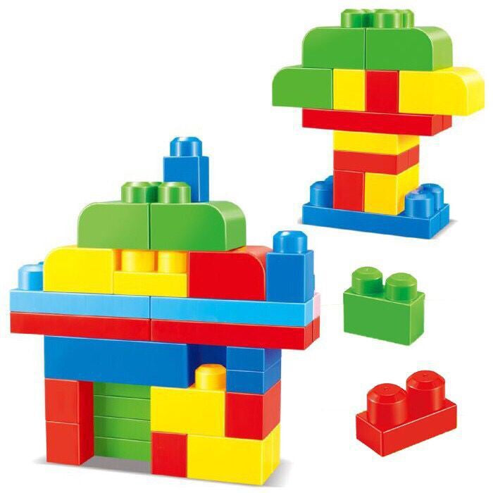 88 PCS Super Mega Builders Large Block Building Blocks Mega Bloks Kids Toys