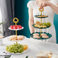 Dessert Stand Cake Stand Fruit Cupcake Display Dessert Stand Birthday Party 3-tier Plastic Stand