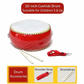 Lion Dance Drum Set Cowhide Toy for Kids Kindergarten Large Small Drums Chinese Percussion Instrument Festival Performance Drum Set