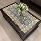 European Style Rectangular Coffee Table Mat Tablecloth Solid Color Fabric Lace Desk Cover Cloth Anti-Dust