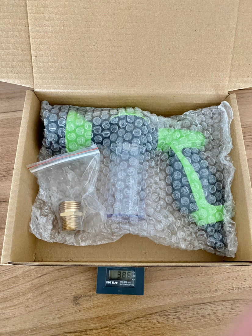 Portable Pressure Hose Nozzle Foam Gun 8 In 1 Jet Spray Gun Soap Dispenser Garden Watering Horse Dog Pet Animal Car Wash
