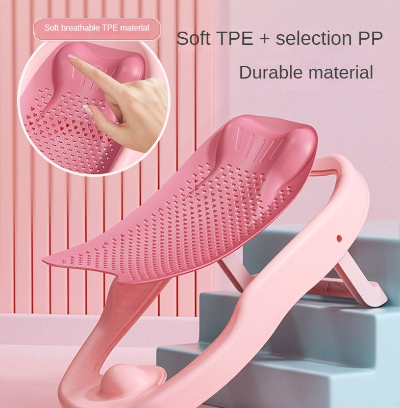 Baby Bath Seat Support Rack Comfortable Anti Slip for Infant 0~2 Years Newborn Adjustable Anti-slip Children Bathtub