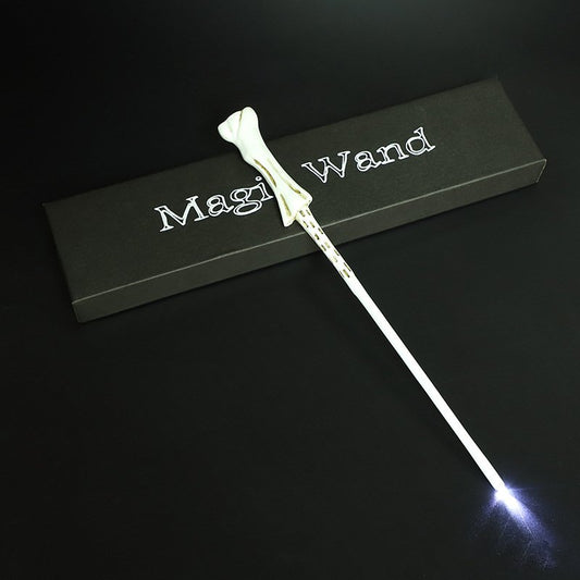LED Light Illuminating Tip Magical Wands Upgrade HP Series Magic Wand Elder Wand for Halloween Party Cosplay Collection