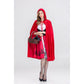 Little Red Riding Hood Costume Adult Cosplay Dress Fancy Party Nightclub Xmas Halloween Fantasia Carnival Cosplay Costume