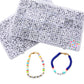 1BOX 26 Letter Acrylic Beads Heart & Cube Alphabet Digital Loose Spacer Beads For Jewelry Making Handmade DIY Bracelet