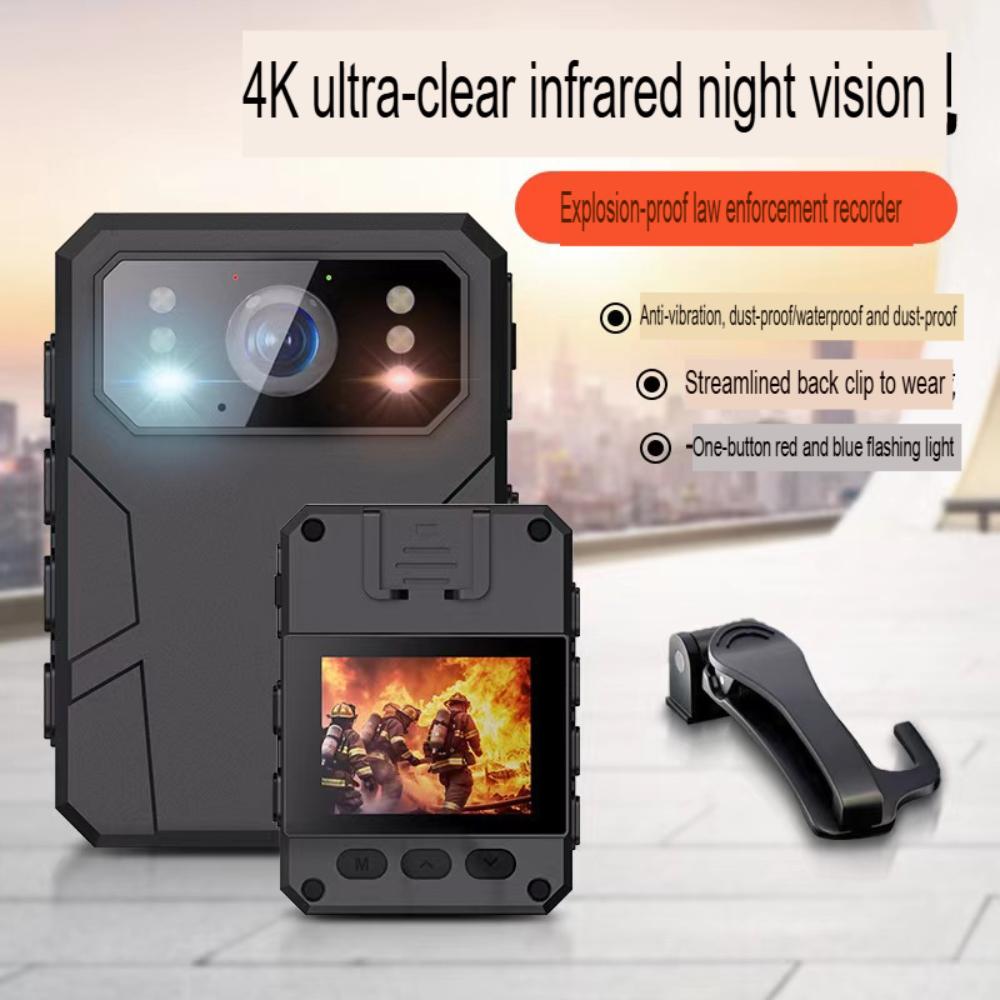 4k Hd Portable Mini Camera Police Recorder With Hd Ips Screen Hd Police Body Camera Portable Body Camera