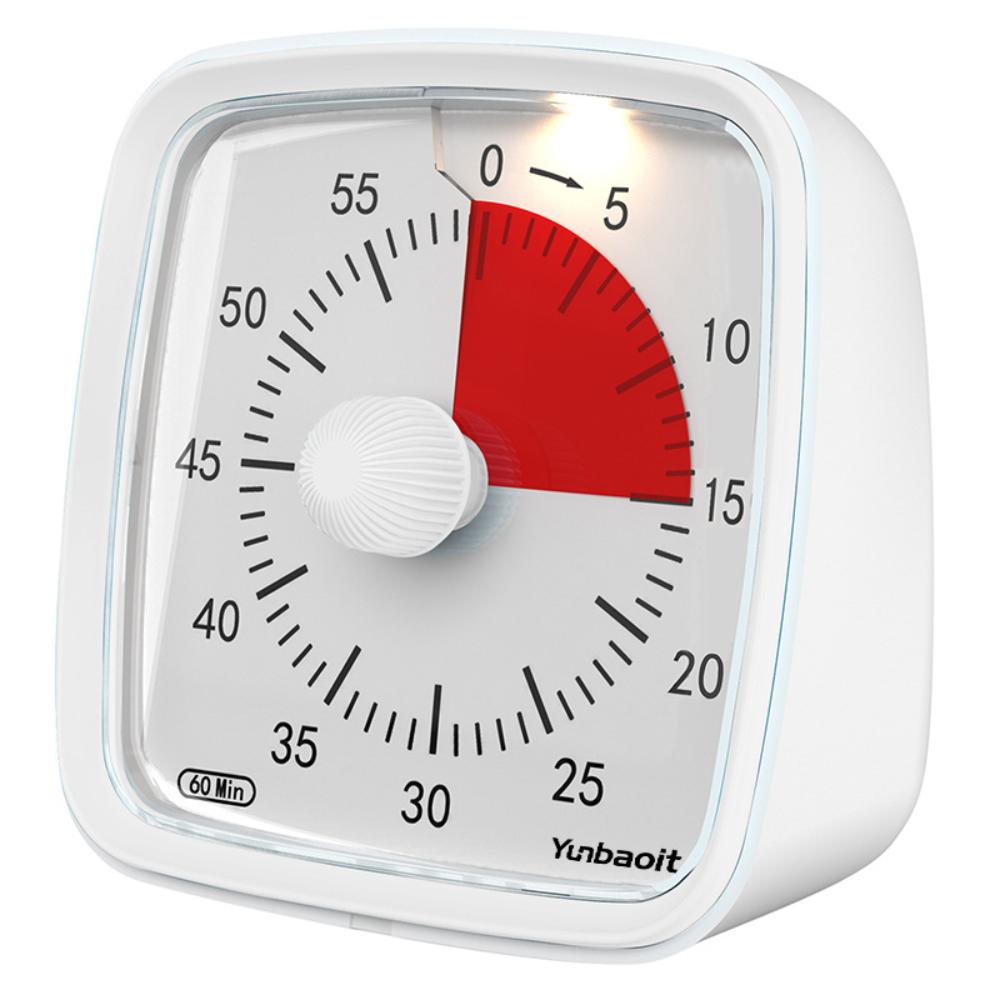 Classroom Timer, 60 Minute Time Management Visual Timer, Portable Study Tool ABS Student Question Timer Kids