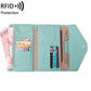 New Rfid Passport Bag Anti-Degaussing Ultra-Thin Document Holder Travel Passport Book Travel Wallet High Quality