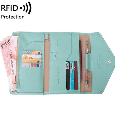 New Rfid Passport Bag Anti-Degaussing Ultra-Thin Document Holder Travel Passport Book Travel Wallet High Quality