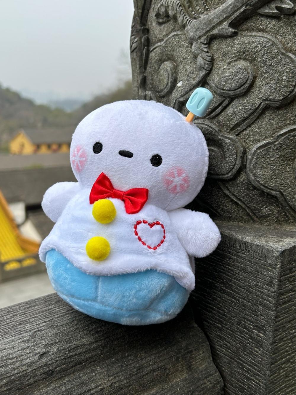 Love and Deep space Cartoon Animal Doll Plush Toy Smiling Snowman Yellow Chicken Doll Gift Stuffed Toy