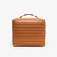 Portable Standing Toiletry Bag Cosmetic Storage Bag Large Capacity with Partition Zipper Strap Handle Skin Care Cosmetic