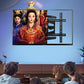 Universal Wall Mounted TV Bracket 32-85 Inch 6 Arms Full Motion Swivel TV Wall Mount Bracket LED Screen Monitor Hanging TV Stand Rotating Telescopic LCD TV Hanger Bracket