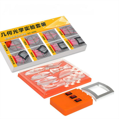 Physic Optical Lens Test Kit Concave And Convex Lens Prism Multifunction Reflector Refraction Spotlight Teaching