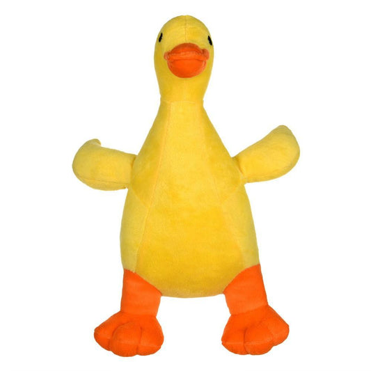 Sleeping with Dog Toy Molars Bite Resistant Plush Duckling Voice Toy Vent Sleeping with Pets Durable Toy