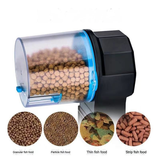 Aquarium Automatic Fish Feeder Fish Tank Timer Feeder Electric Adjustable Fish Food Dispenser Manual/ Automatic Feeding