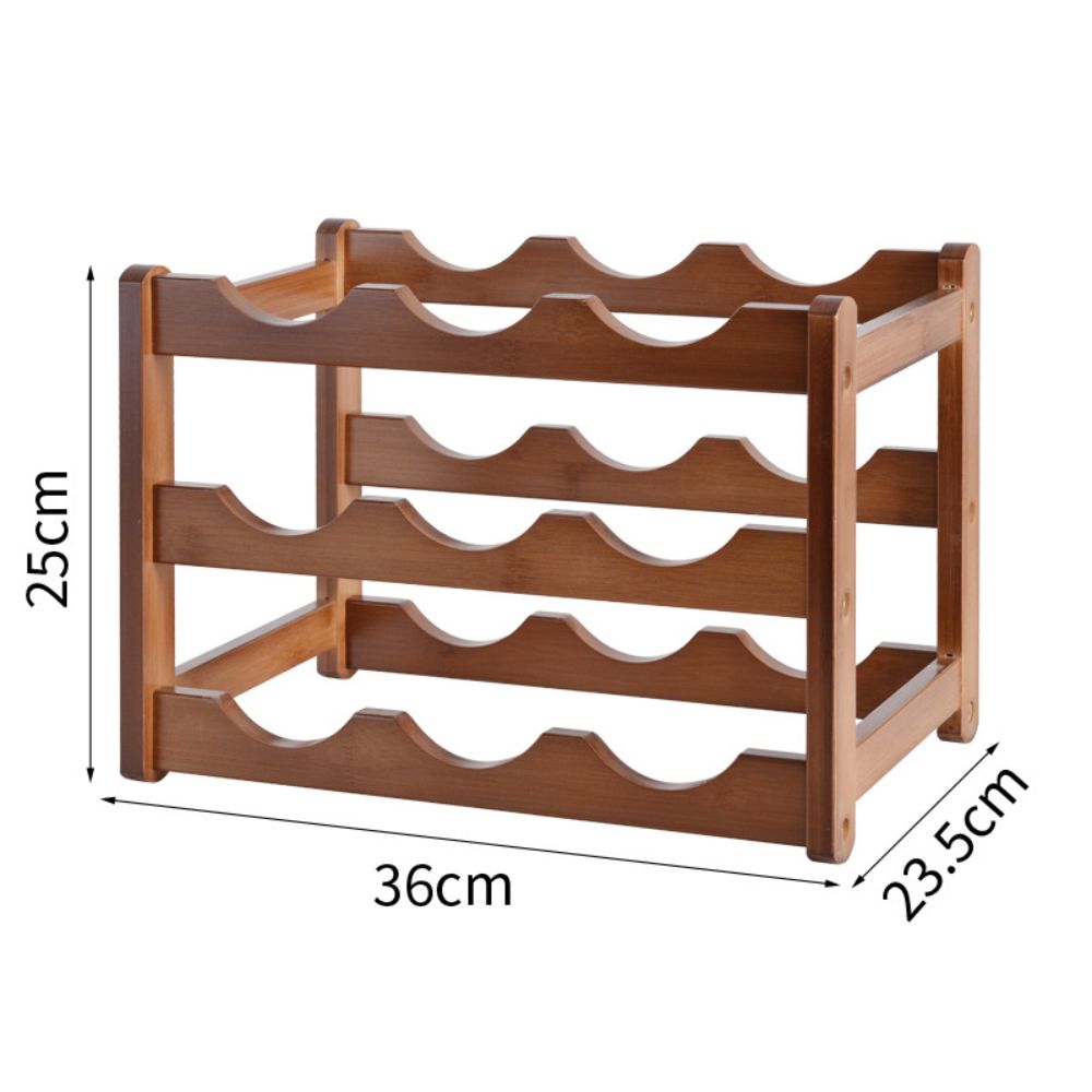 Wine Rack Red Wine Rack Solid Wood Champagne Red Wine Rack Shelf Decoration Wine Rack Household Small Modern Minimalist