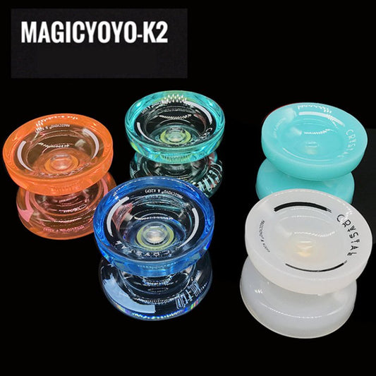 MAGICYOYO CRYSTAL Yoyo Dual Purpose Unresponsive Yo-Yo For Beginner's Entry Yo-yo Crystal K2-crystal Professional Fancy Yo-yo Magic Yoyo Ghost Hand