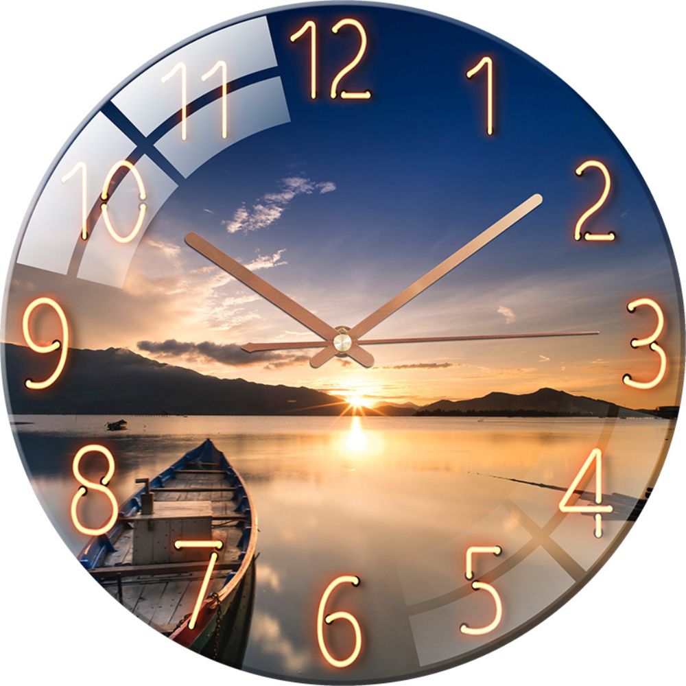 Internet Celebrity Clock Living Room Wall Clock Home Silent Bedroom Quartz Clock Atmospheric Creative European Style