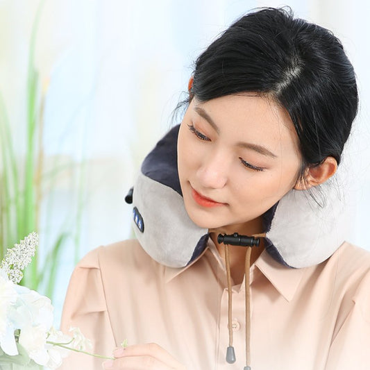 Electric Neck Massager U shaped Pillow Multifunctional Portable Shoulder Cervical Massager Outdoor Home Car Relaxing Massage