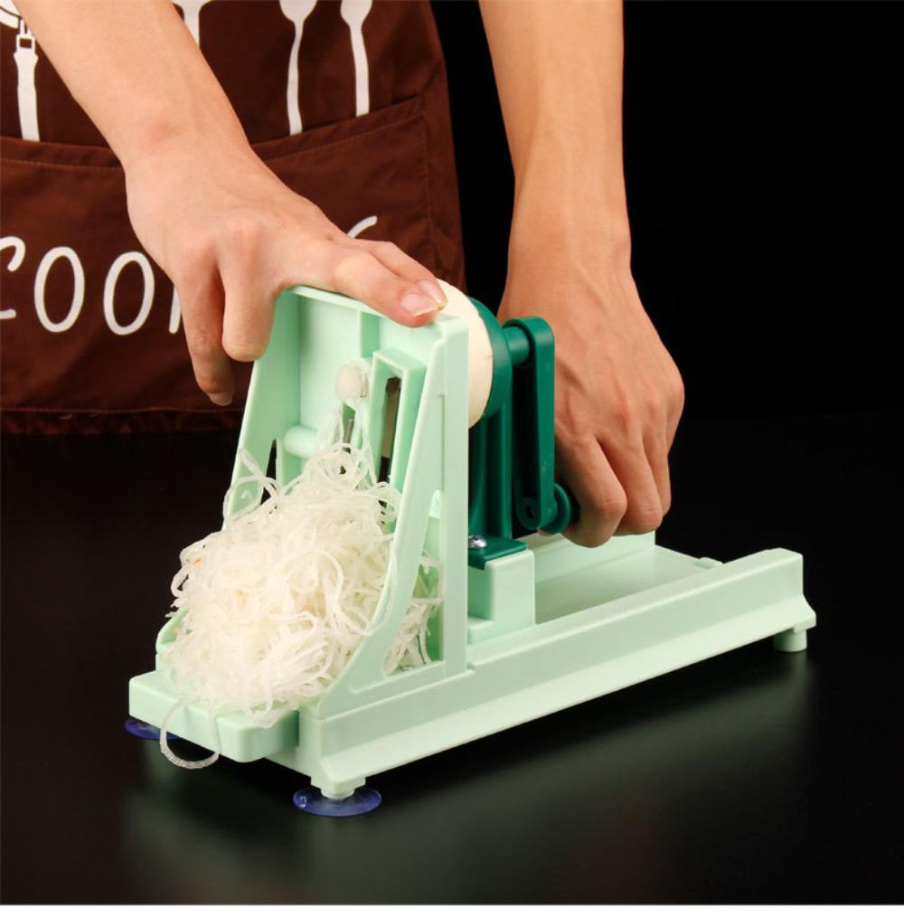 Kitchen Multifunctional Vegetable Spiral Slicer Food Chopper Manual Fruit Cutter