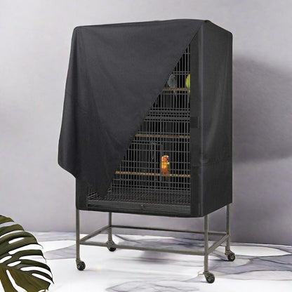 Pet Cage Cover Bird Cage Covers for Night Waterproof Dustproof Oxford Cloth Cage Cover Protective Bird Cage Two Handle